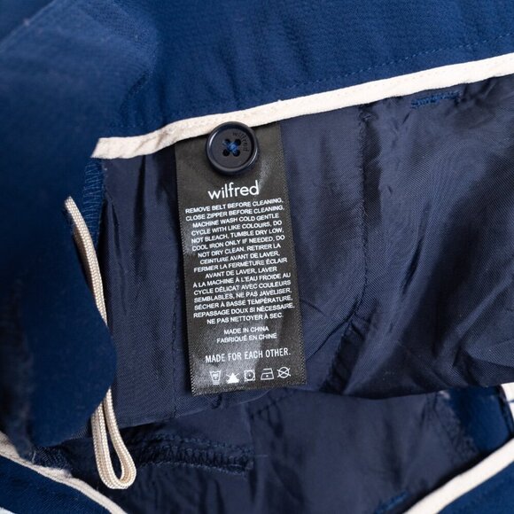 Aritzia High Waist Women Shorts - Navy Blue - Picture 7 of 8